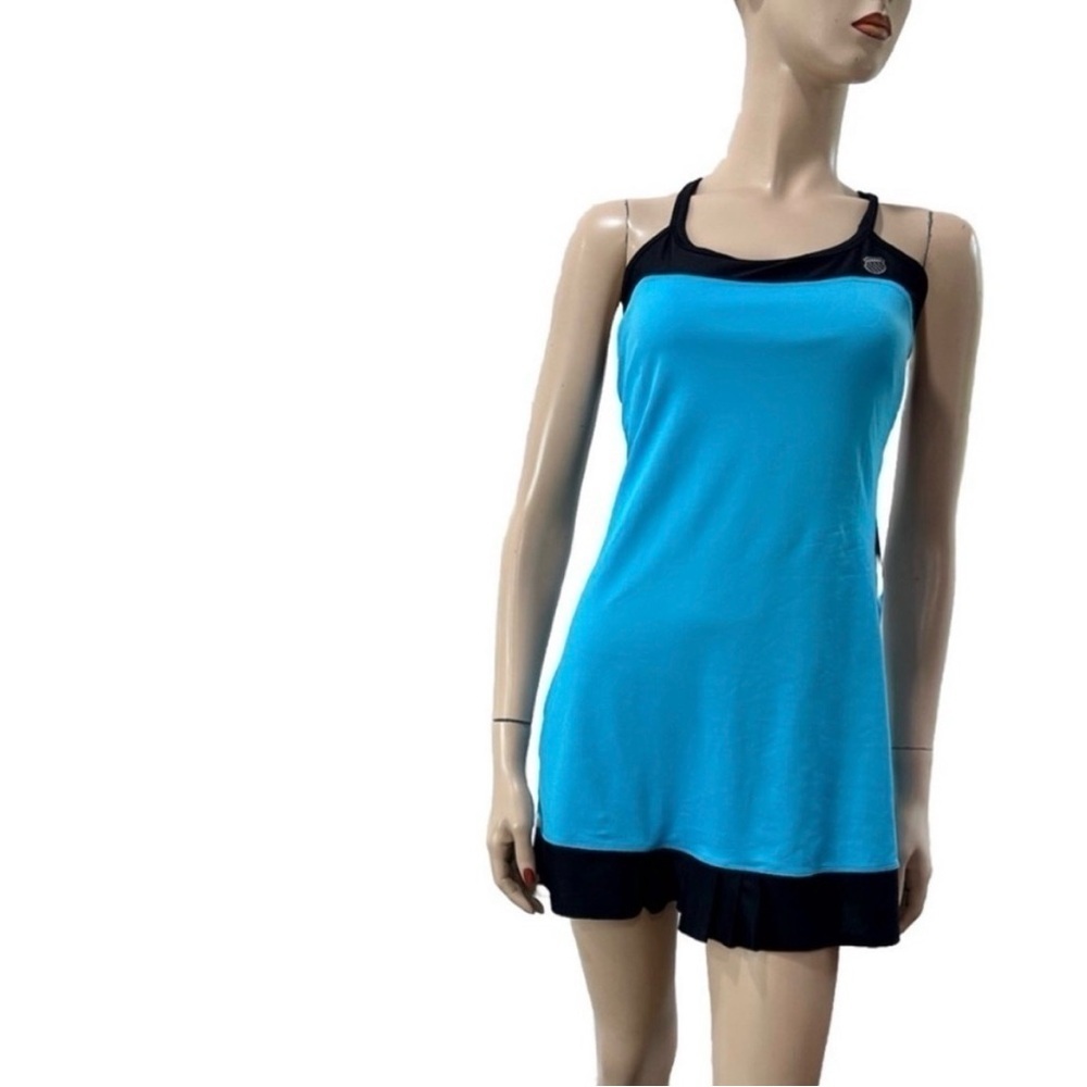 K-Swiss Light Blue and Black Athletic dress